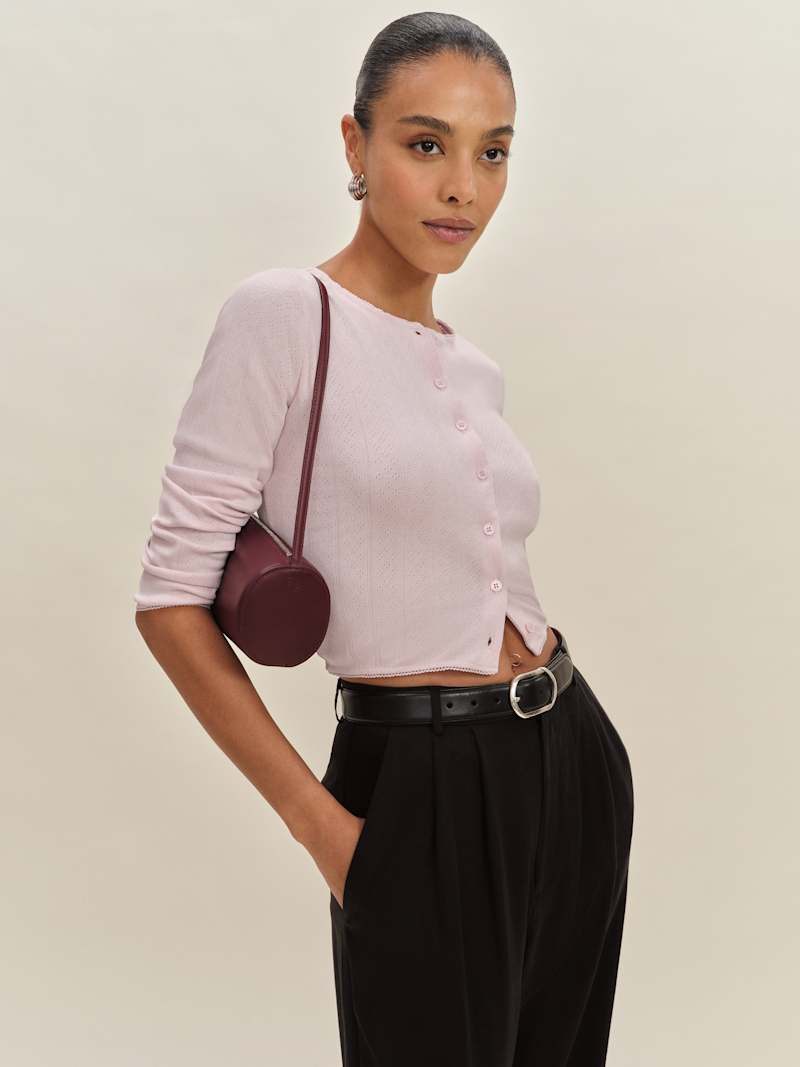 Ari Pointelle Knit Cardigan | Reformation (Global)