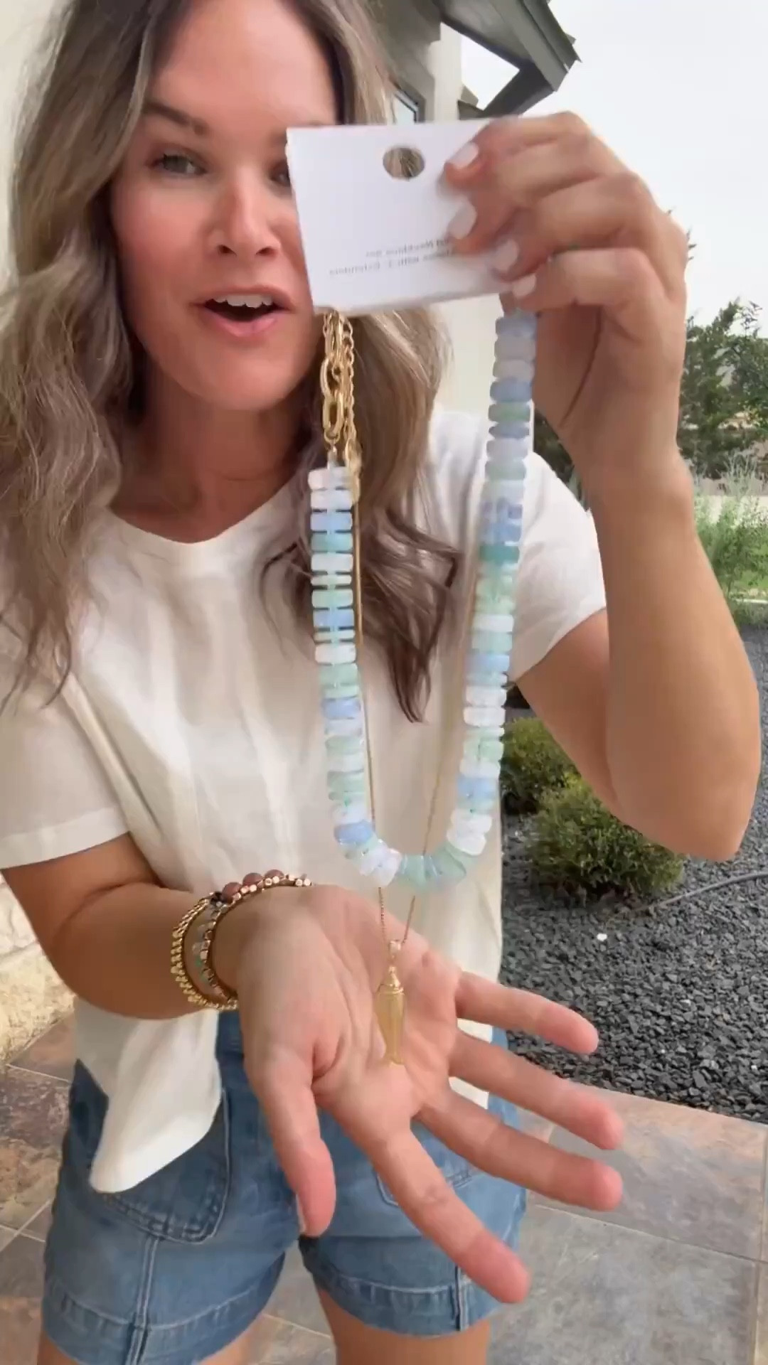 Staple necklaces are having a moment! This one from Walmart is such a good place to start, it instantly elevates a simple outfit!

#LTKootd #LTKmomlife #LTKgrwm