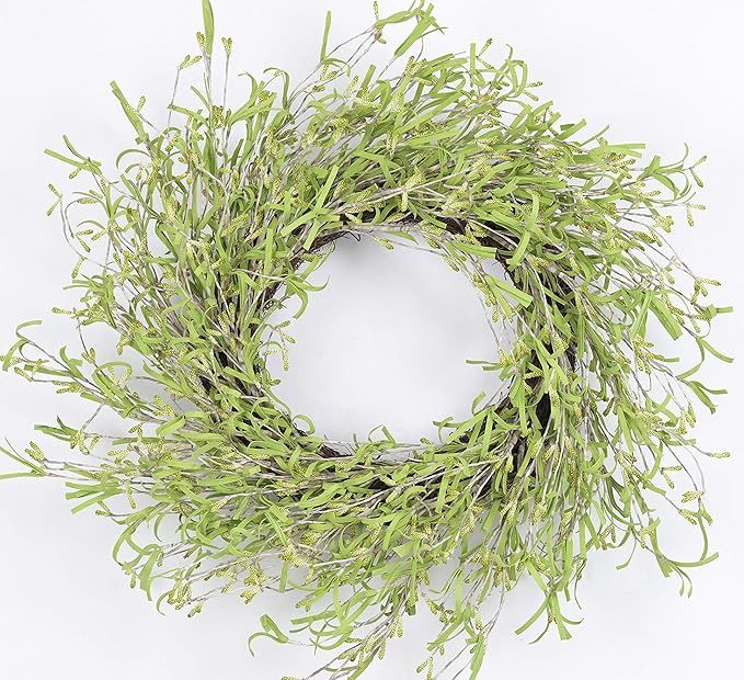 Spring Front Door Wreath 24 Inch Artificial Pip Berry Grapevine Wreath Green Large Farmhouse Natu... | Amazon (US)