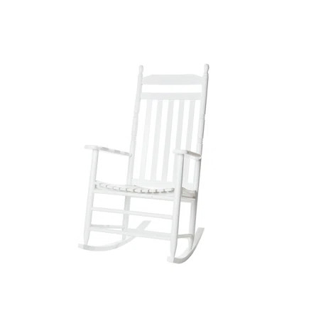 Birch Lane™ Outdoor Fong Rocking Solid Wood Chair | Birch Lane | Wayfair North America
