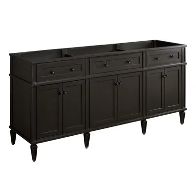 72" Elmdale Double Vanity - Vanity Cabinet Only | Wayfair North America