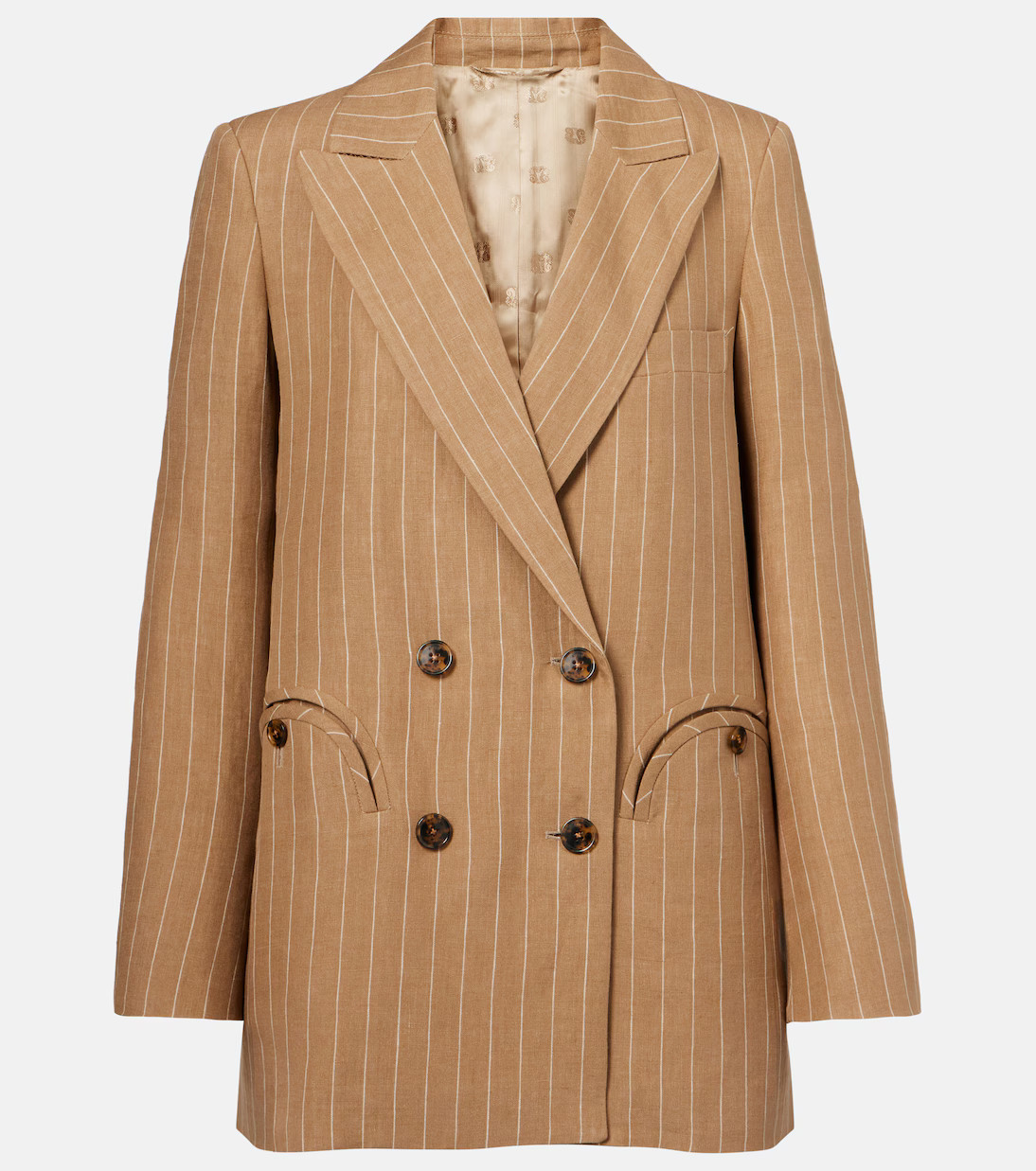 Heretique pinstripe linen blazer | Mytheresa (US/CA)