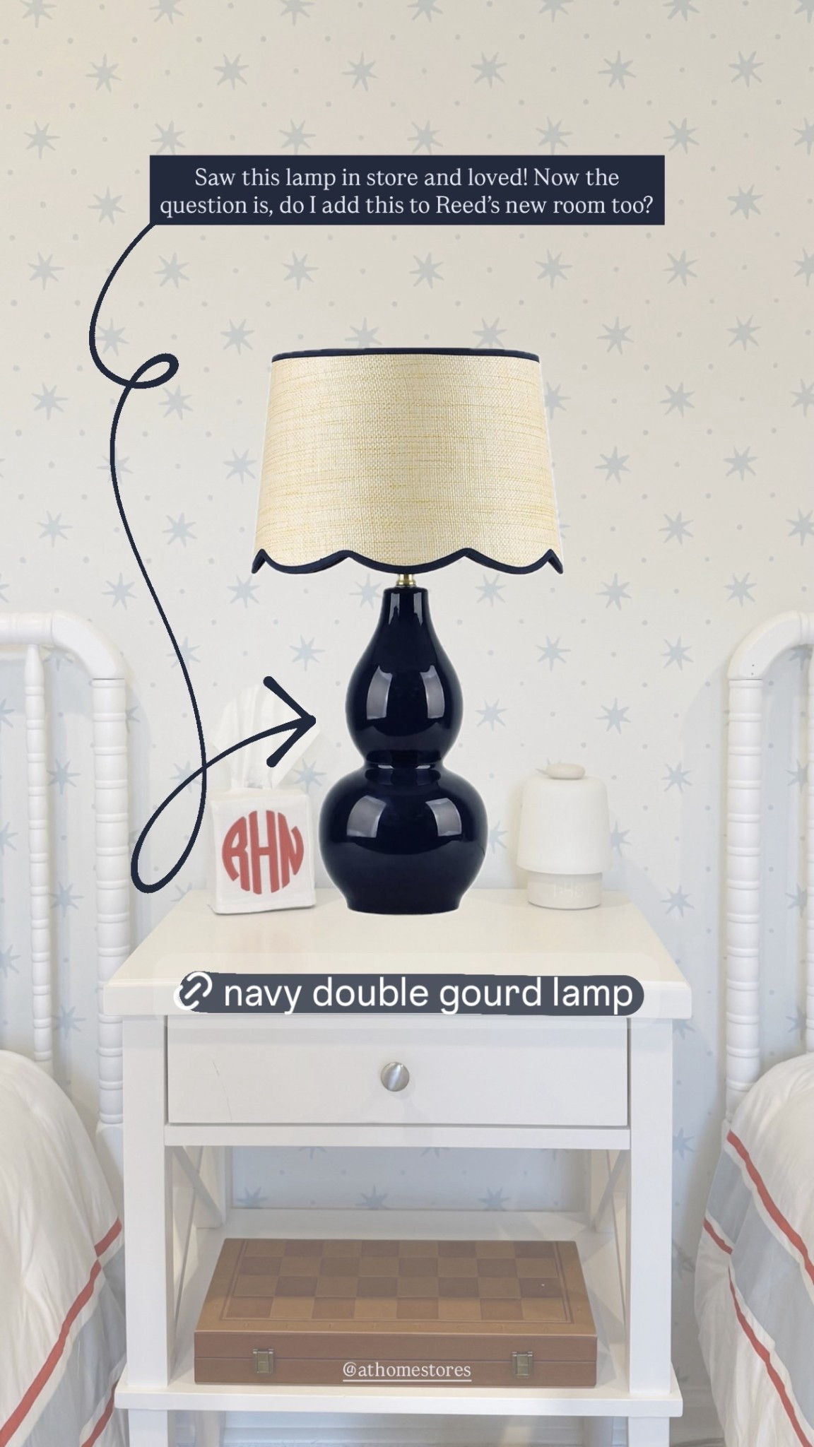 Saw this lamp in store and loved! Now the question is, do I add this to Reed’s new room too? @athomestores

#LTKHome #LTKSaleAlert #LTKKids