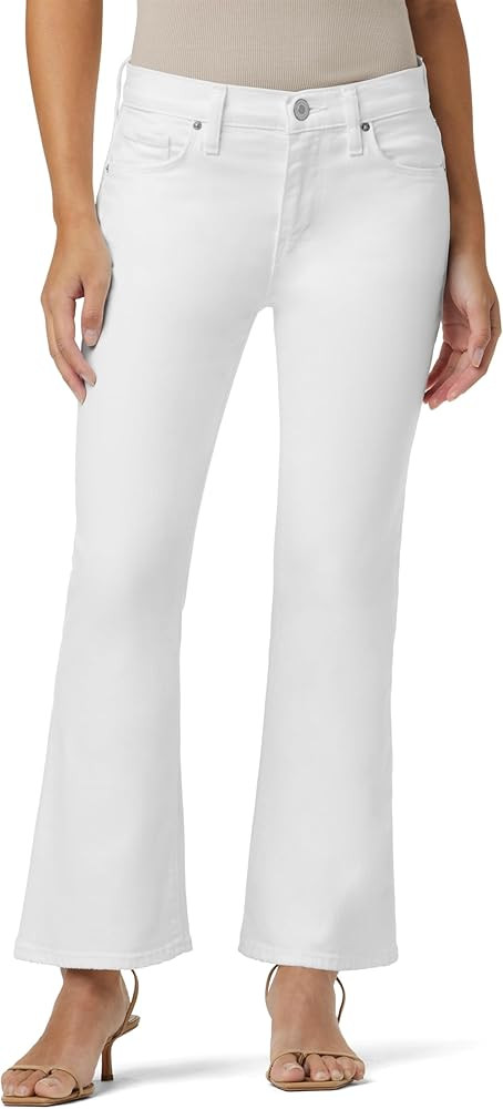 HUDSON Women's Petite Nico Mid Rise Cropped Bootcut Jean | Amazon (US)