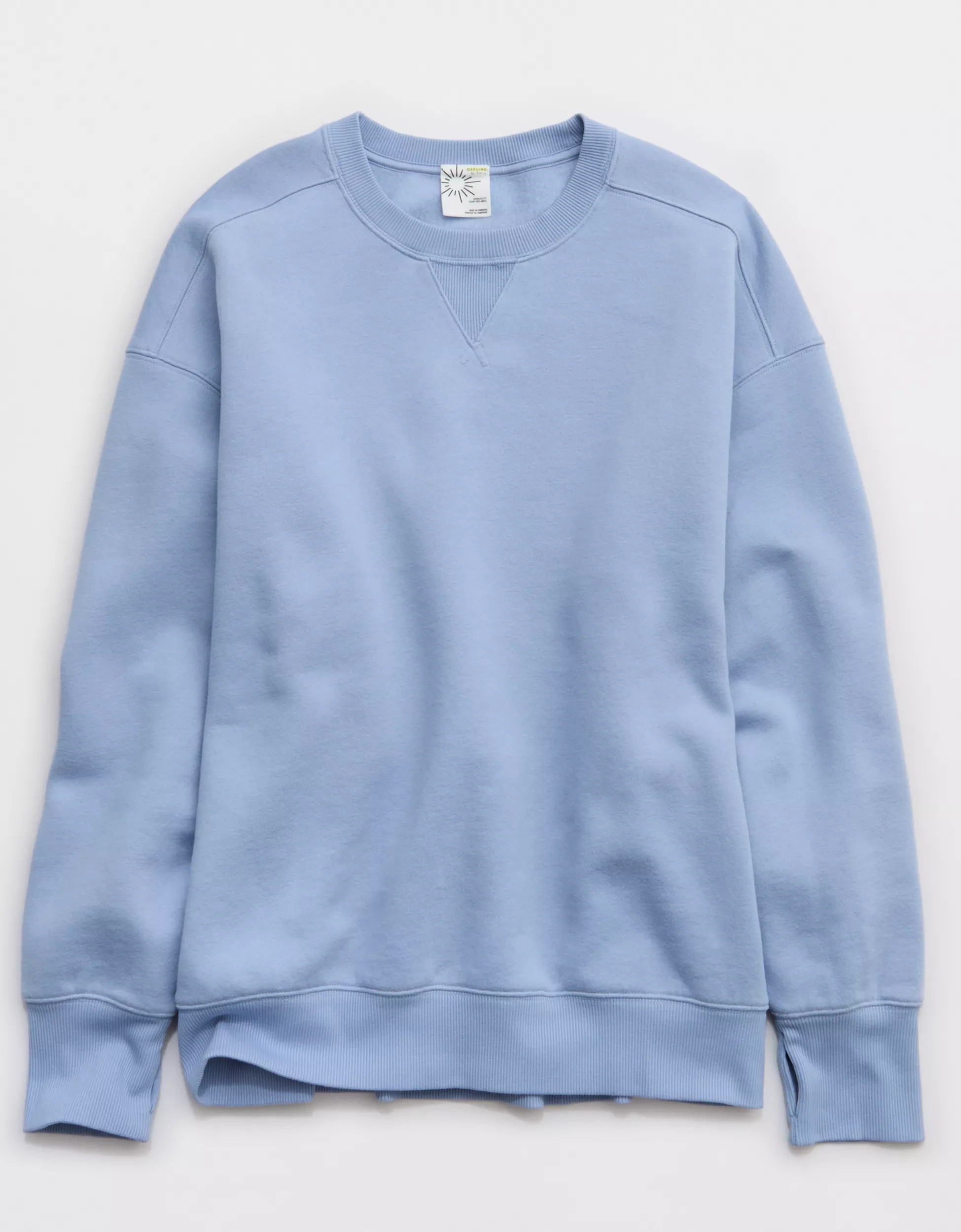 OFFLINE By Aerie Cloud Fleece Oversized Crewneck Sweatshirt | Aerie