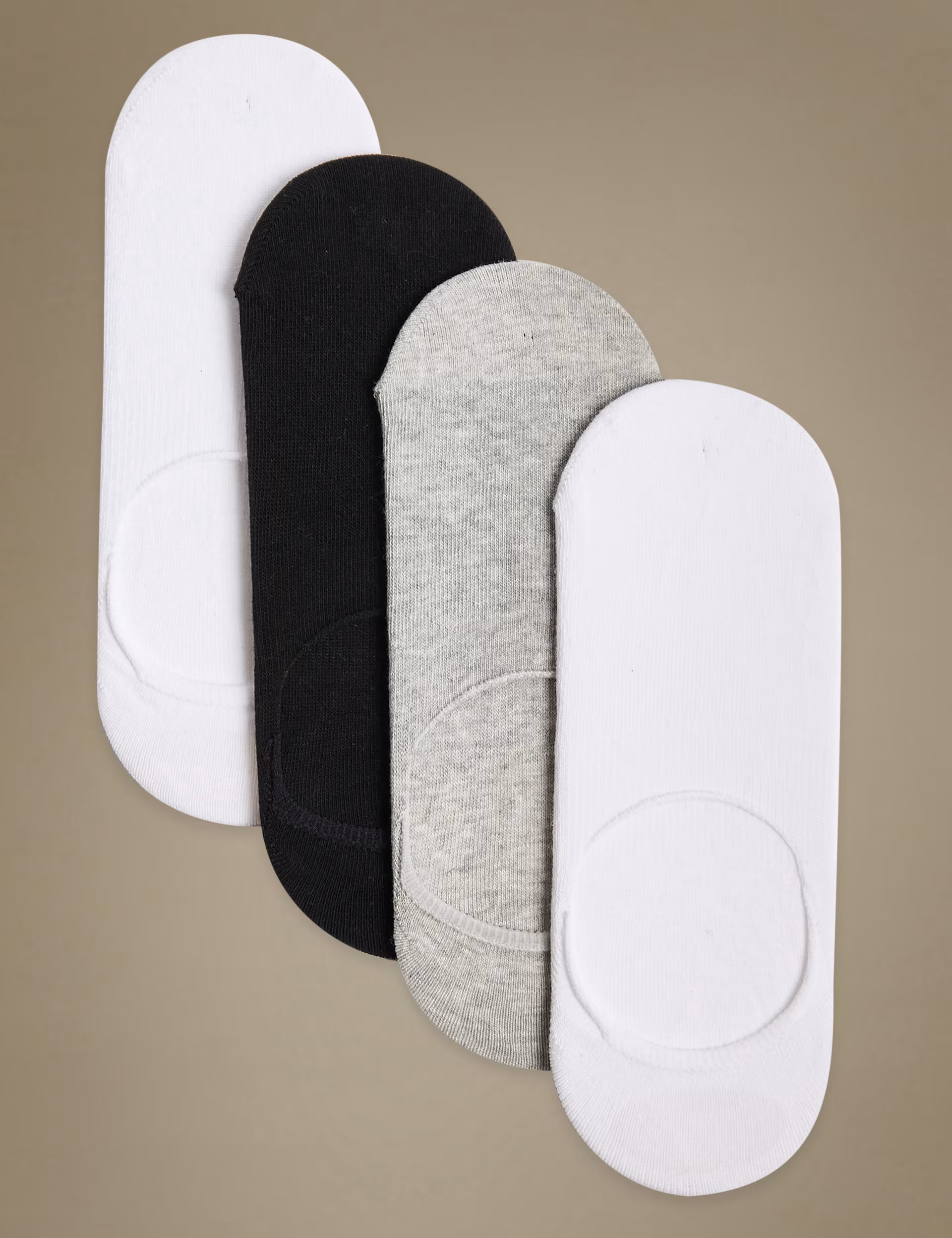 4pk Cotton Rich Invisible Trainer Liners™ | Marks & Spencer (UK)