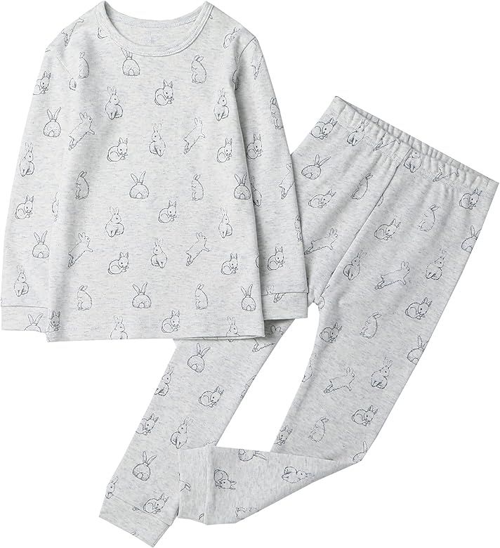 Owlivia 100% Organic Cotton Baby Long/Short Sleeve Pajama Sets, Toddler Boy Girl 2-Piece Sleepwear | Amazon (US)