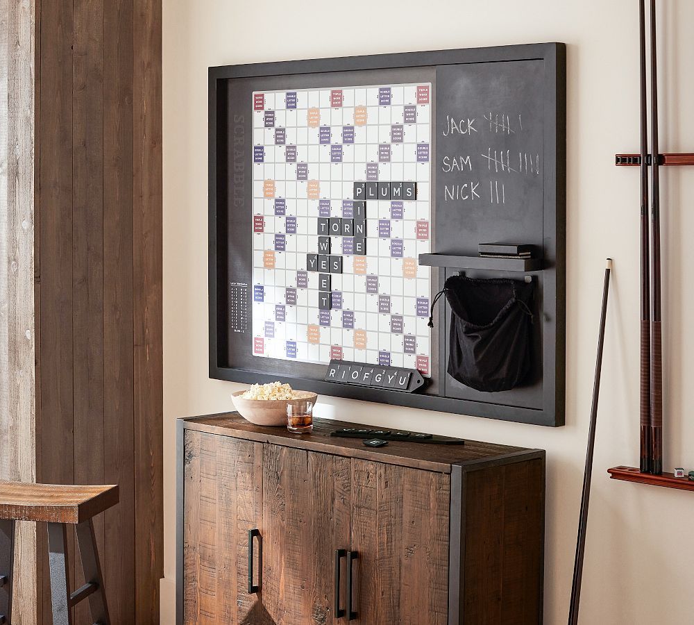 Oversized Wooden Scrabble Wall Game | Pottery Barn (US)