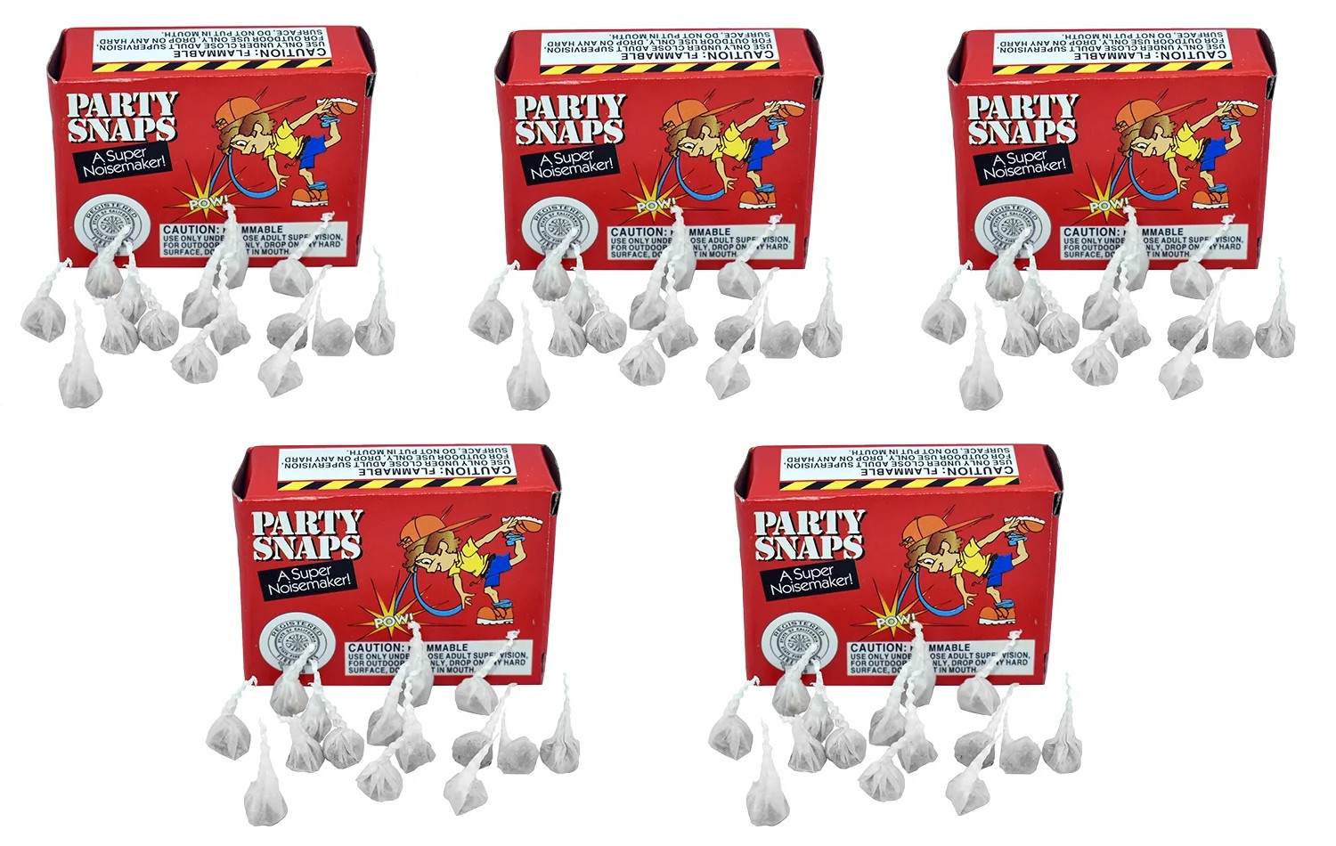 250 Bang Party Snaps Snap Pop Pop Snapper Throwing Poppers Trick Noise Maker | Walmart (US)