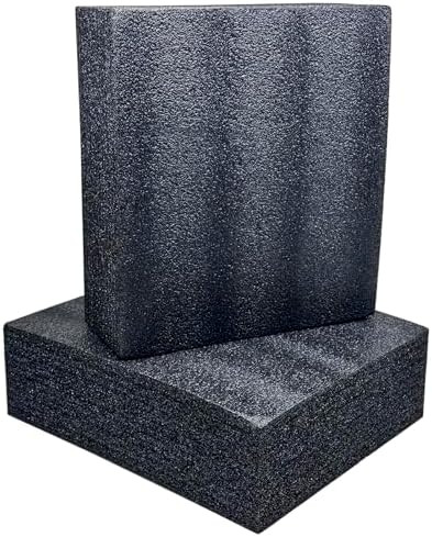 QISF 2PCS Cuttable Polyethylene Foam Block 12x10x3.5Inch Packing Sheet,9CM/3.5In Thick Padding In... | Amazon (US)