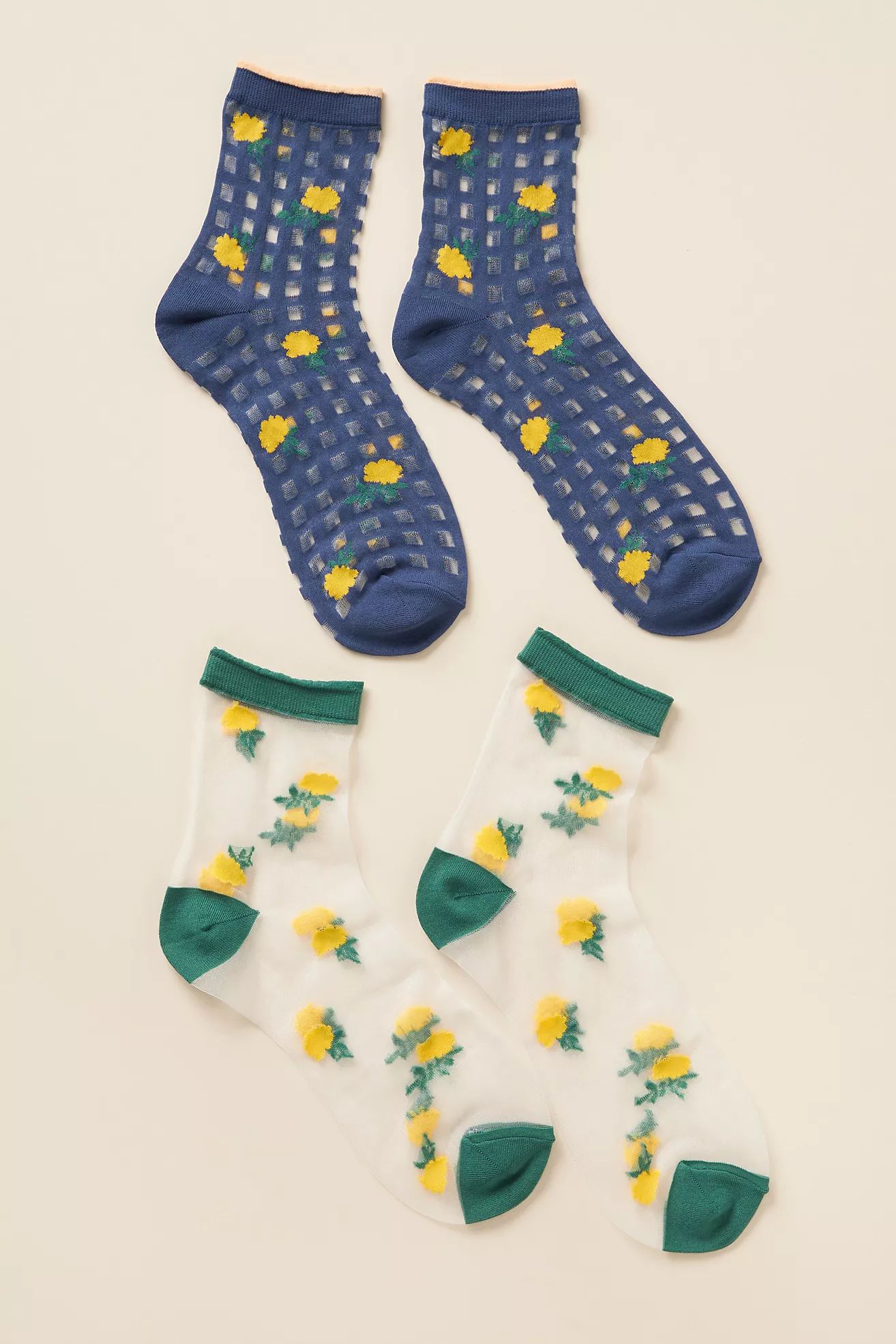 Set of Two Sheer Socks | Anthropologie (US)