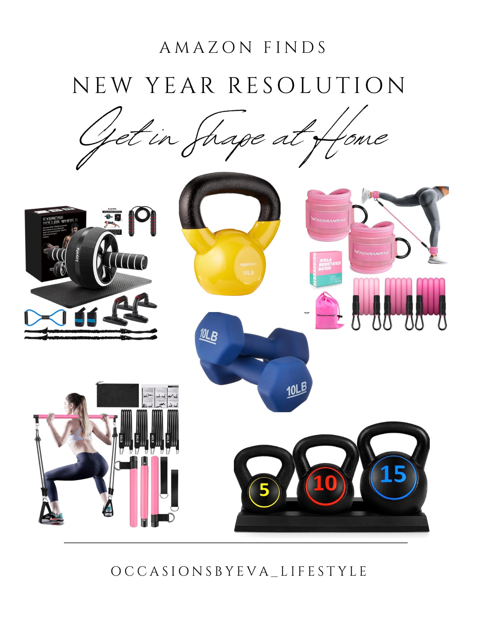 If you made a New Year Resolution to work out more this year, then you need to check out these great at home gym options!  It’s not too late to get started! Get motivated!!!!

#LTKfitness #LTKworkwear #LTKhome
