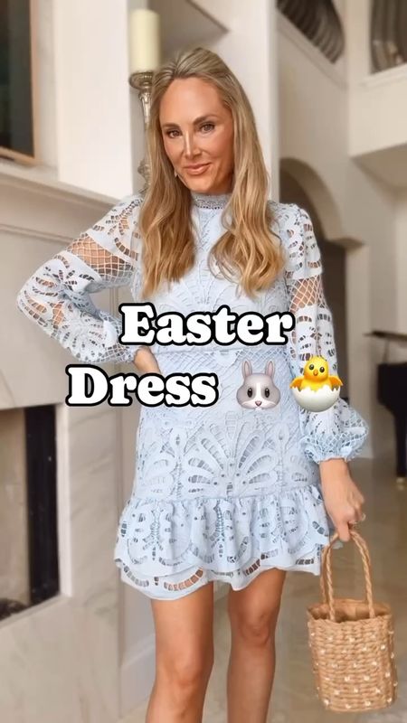 Finally, the gorgeous Easter dress has been restocked. This beautiful blue spring dress would be perfect for any occasion runs a little bit tight, but I am wearing a small currently on sale.

#LTKsalealert #LTKVideo #LTKfindsunder100