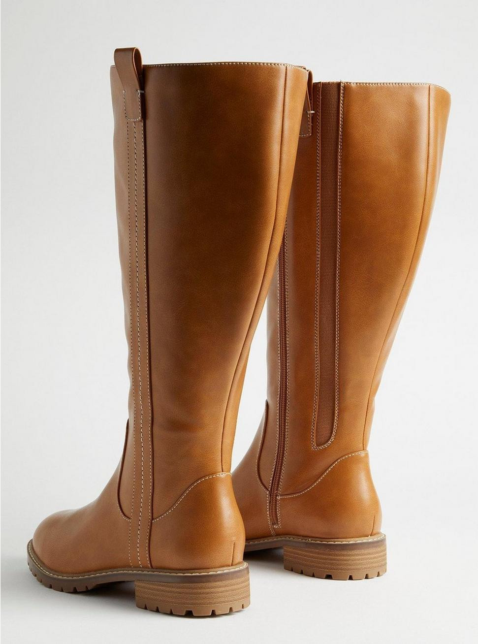Contrast Stitch Knee Boot WW) | Torrid (US & Canada)