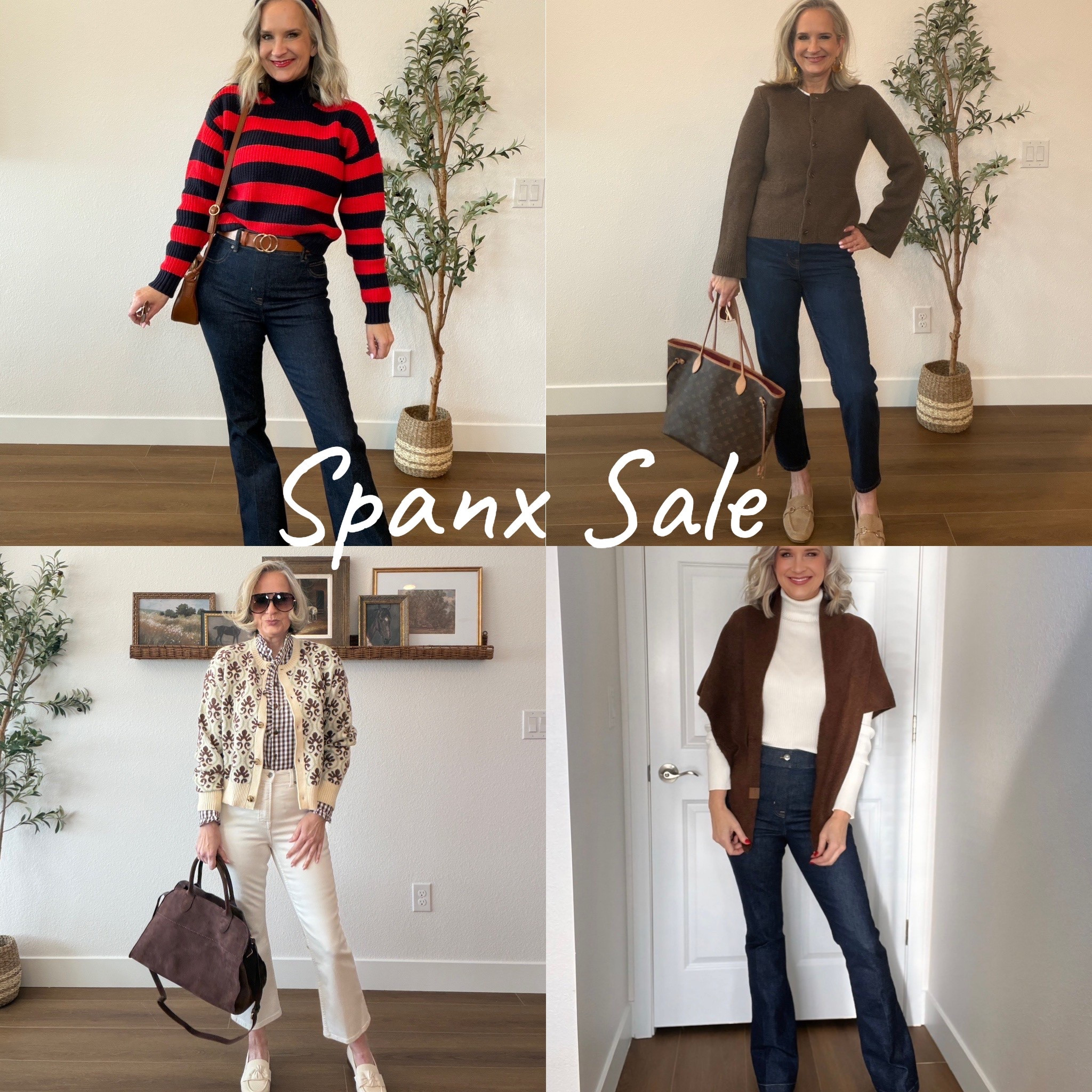 A few of my Spanx favs on sale!

Wide leg, over 40, midlife style, kick crop, straight leg, mature style, ootd, elevated casual

#LTKSpringSale #LTKootd #LTKOver40