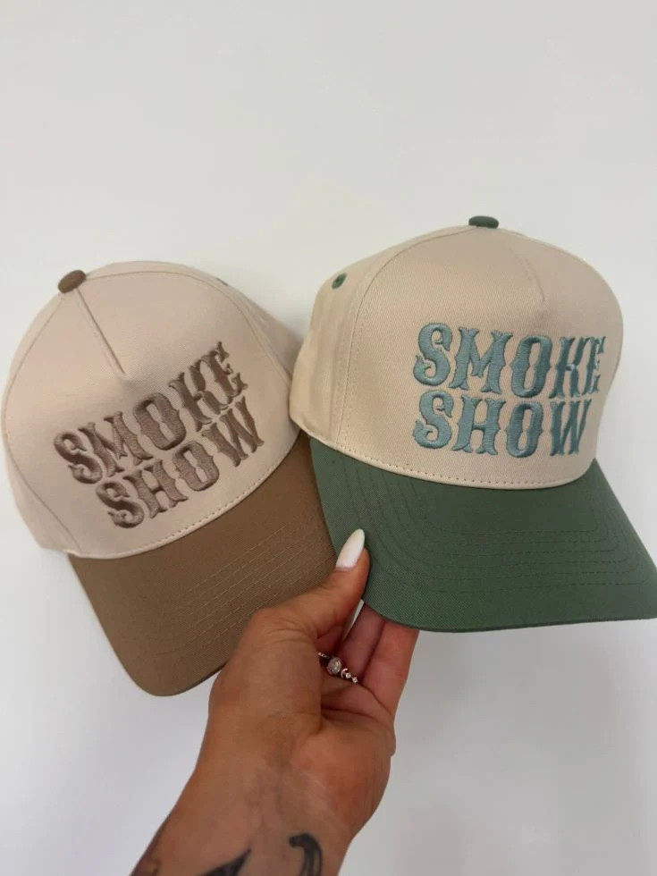 Smoke Show Embroidered Hat | Beyond the Basics Fashion Boutique