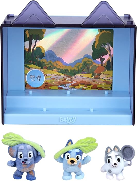 Bluey Fuzzies Episode Pack: Camping. with 3 Specially Flocked Collectible Mini-Figures (Incl. 1 E... | Amazon (US)
