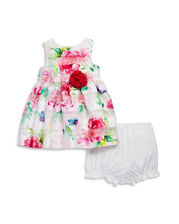 Girls' Floral Print Dress & Bloomers Set - Baby | Bloomingdale's (US)