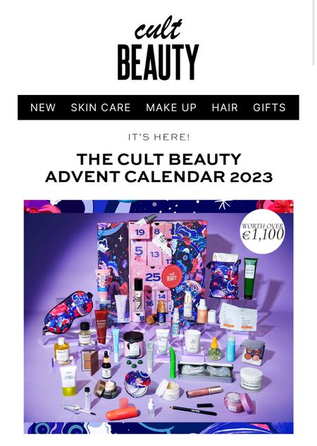 The Cult Beauty Advent Calendar 2023 is now available to purchase. 

#LTKbeauty #LTKHoliday #LTKsalealert