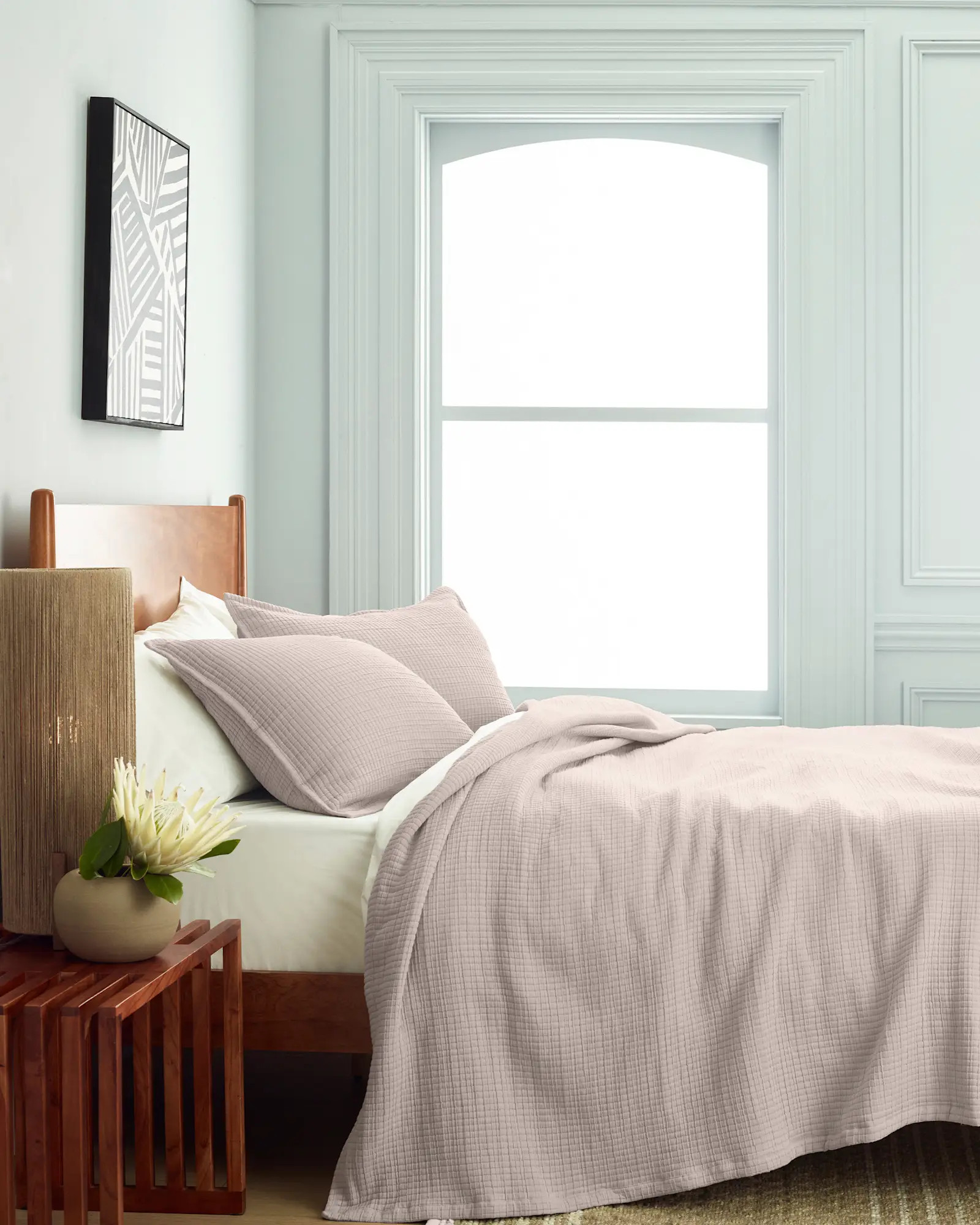 Organic Ribbed Cotton Coverlet Set | Quince