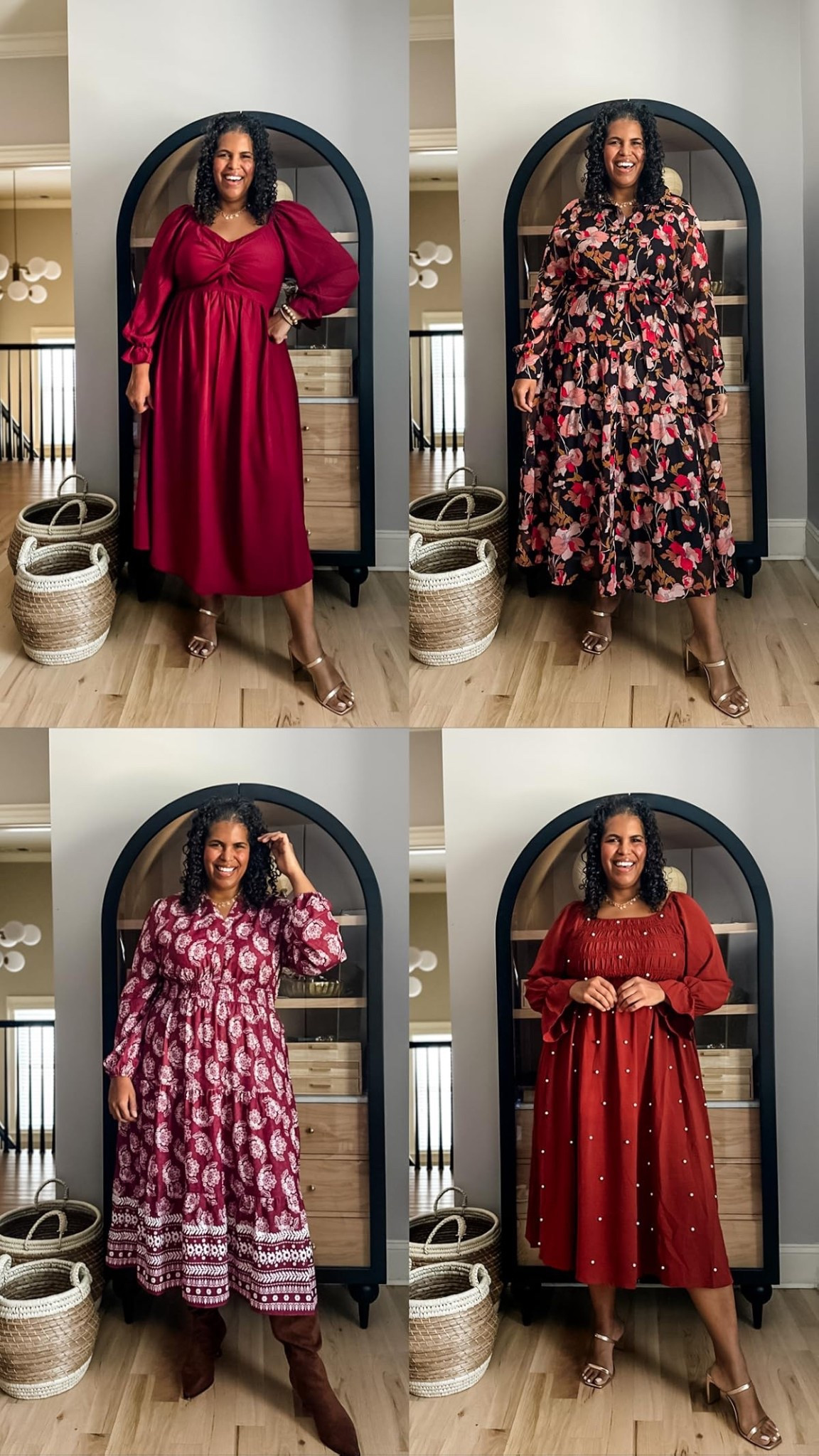 Four easy ways to wear the new fall dresses. Wearing either xxl or 2x in each! #fallfashion #amazonfashion #ootd #plussizestyle

#LTKSeasonal #LTKPlusSize #LTKFindsUnder100