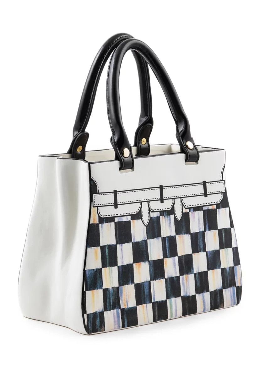Doodles and Check Handbag Vase | Belk