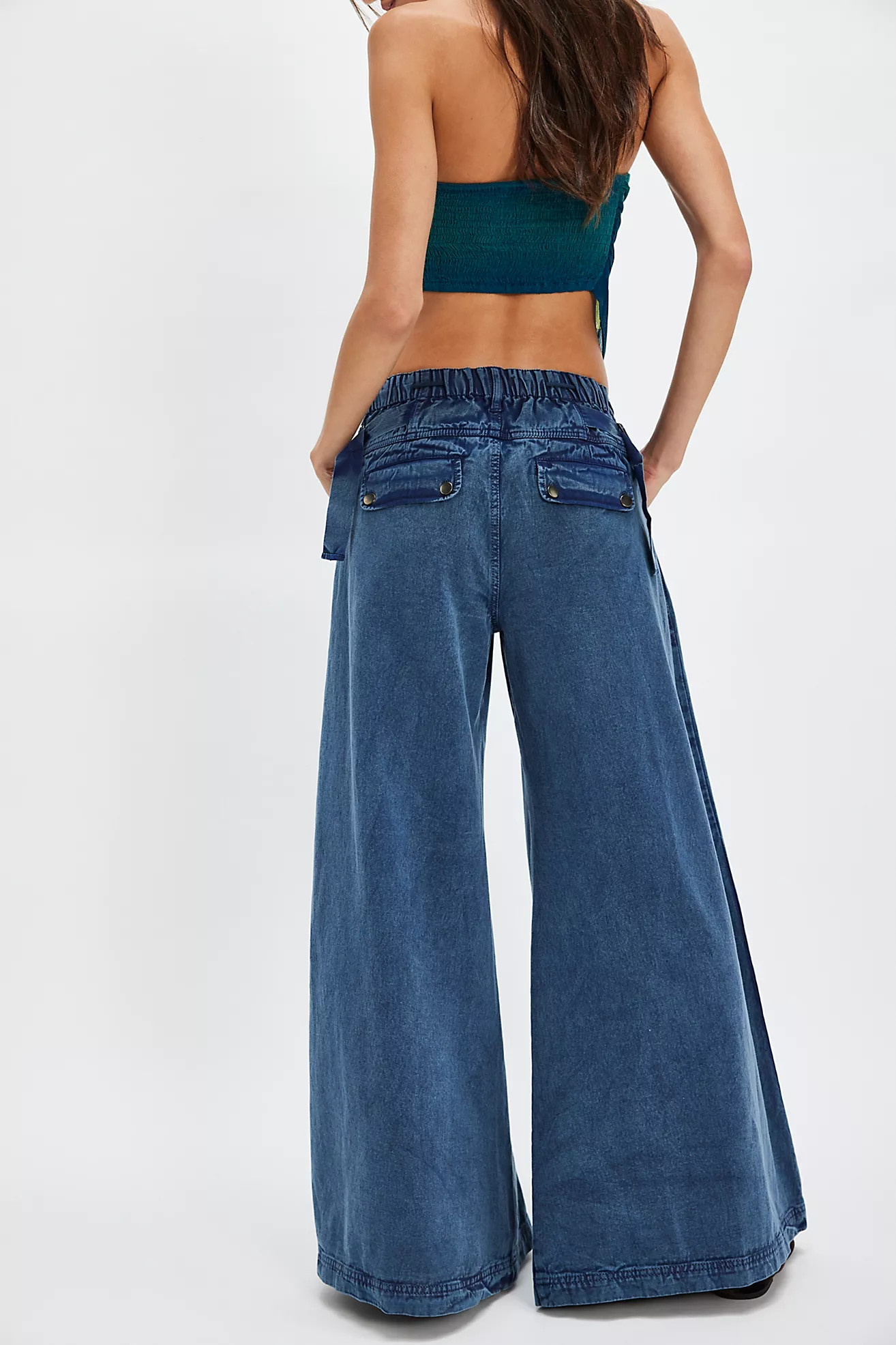 Julien Wide-Leg Chino Trousers | Free People (Global - UK&FR Excluded)