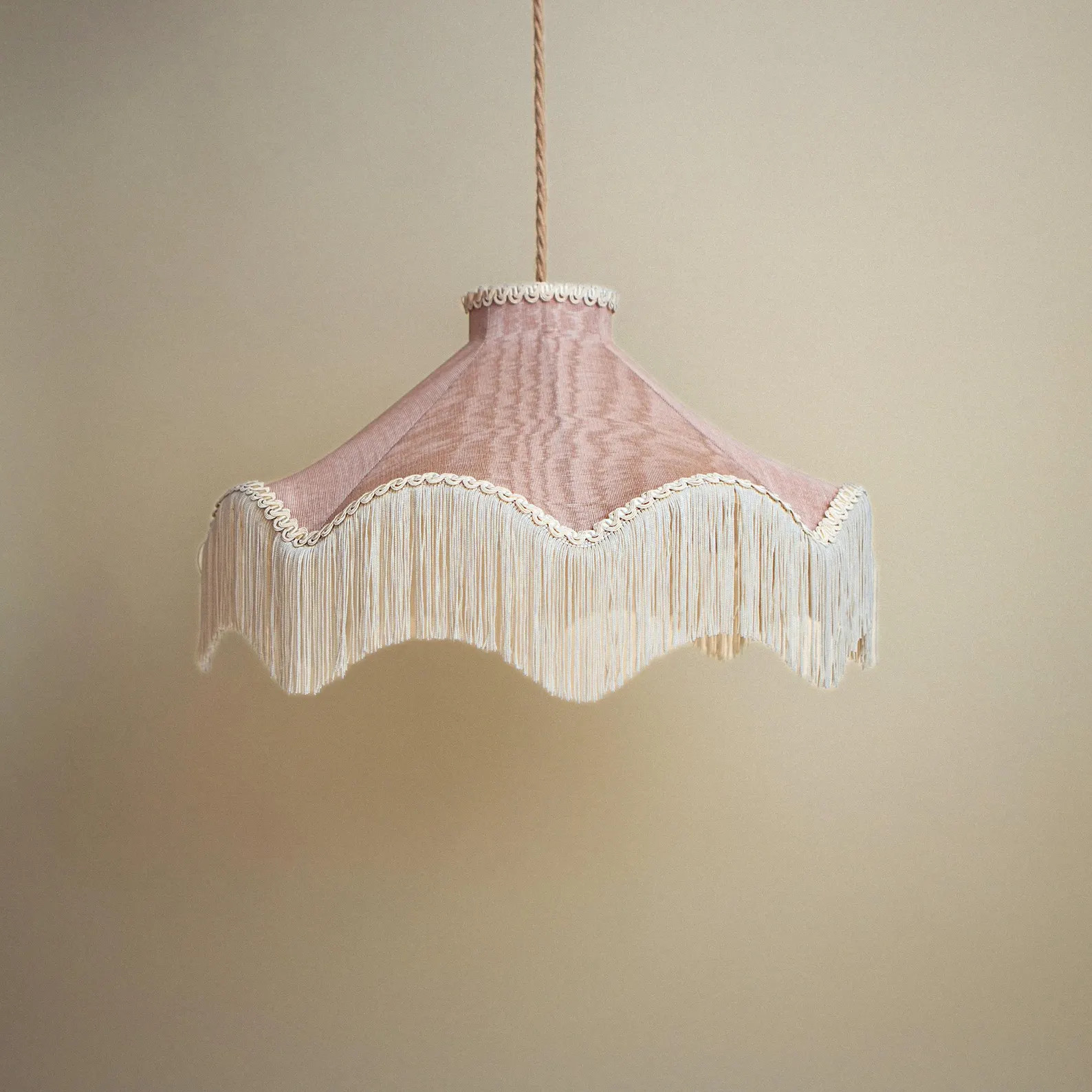 The Daisy Moiré Lampshade - Blush | Etsy (Global)