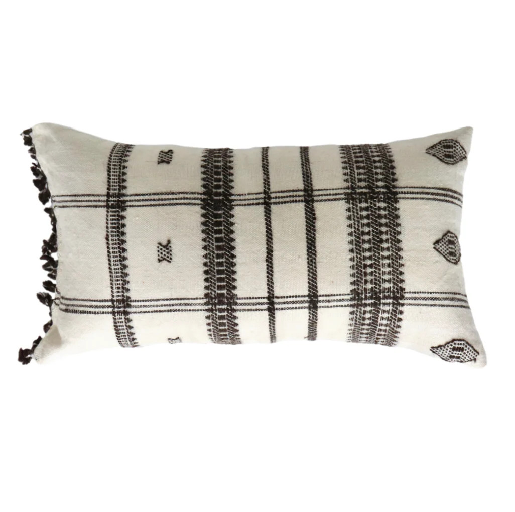 Nova Wool Cream Pillow Cover | Danielle Oakey Interiors INC