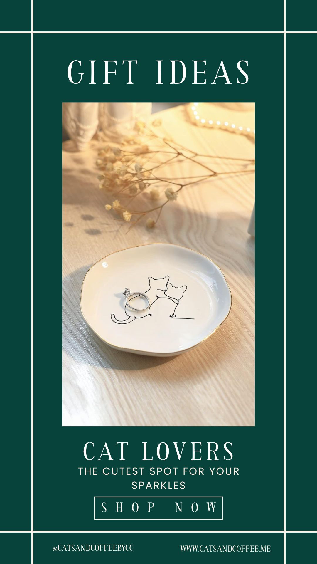 Cozy & Stylish Cat Lover Gifts 🎁 The sweetest little catchall for jewelry or keys — a charming, affordable gift for the cat lover who loves pretty details. I’m also tagging more cozy cat lover finds, including mugs, keychains, and art prints that add a touch of personality to any home. 

 #LTKGiftGuide #LTKHoliday #LTKFindsUnder100