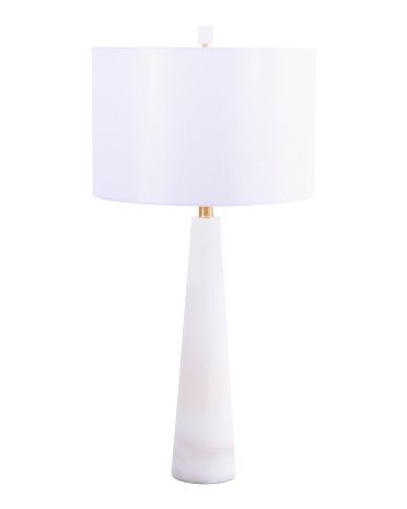 Delilah Alabaster Table Lamp | TJ Maxx