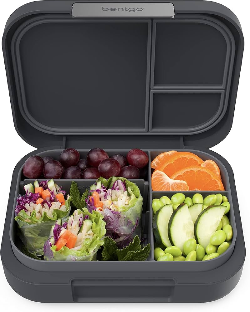 Bentgo® Modern - Versatile 4-Compartment Bento-Style Lunch Box, Leak-Resistant, Ideal for On-the... | Amazon (US)