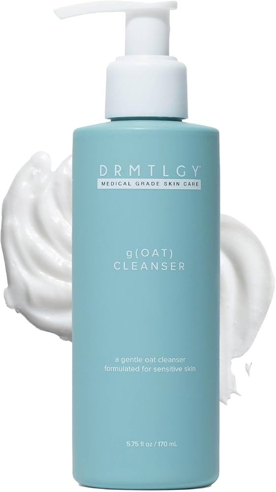 DRMTLGY gOAT Cleanser - Lightweight, Moisturizing Face Wash For Sensitive Skin, Oat + Hyaluronic ... | Amazon (US)