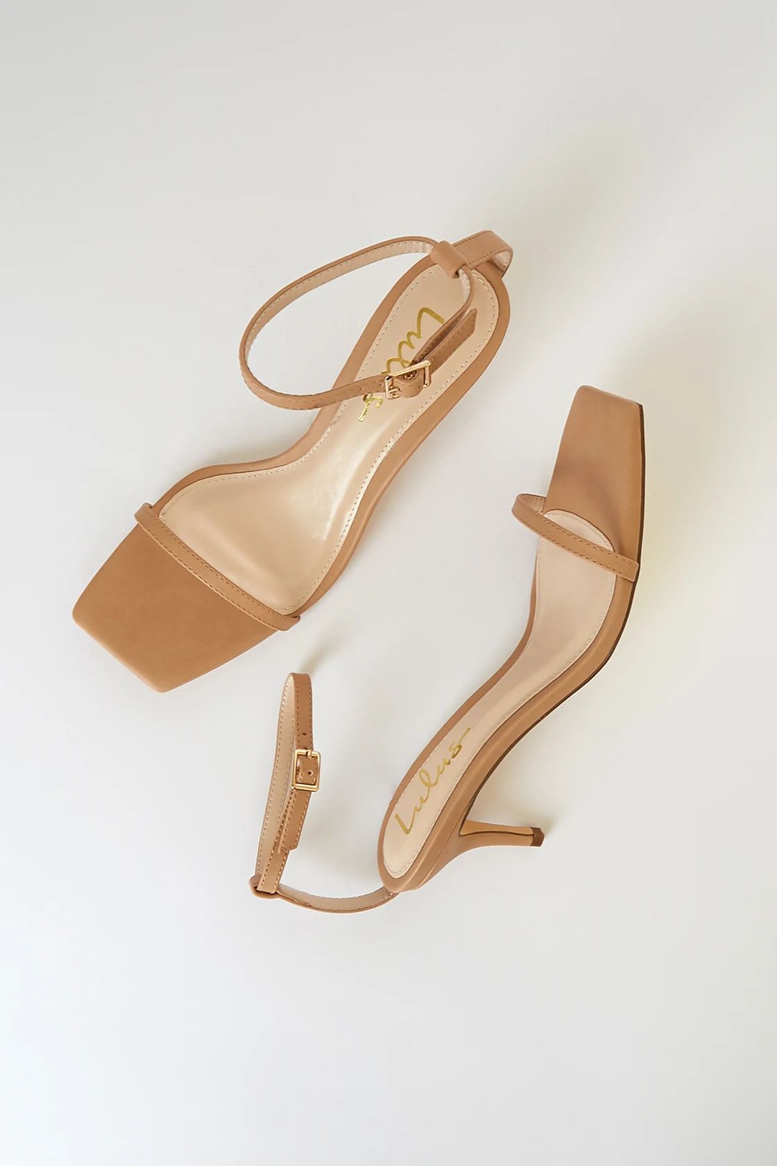 Saraih Beige Ankle Strap High Heel Sandals | Lulus (US)