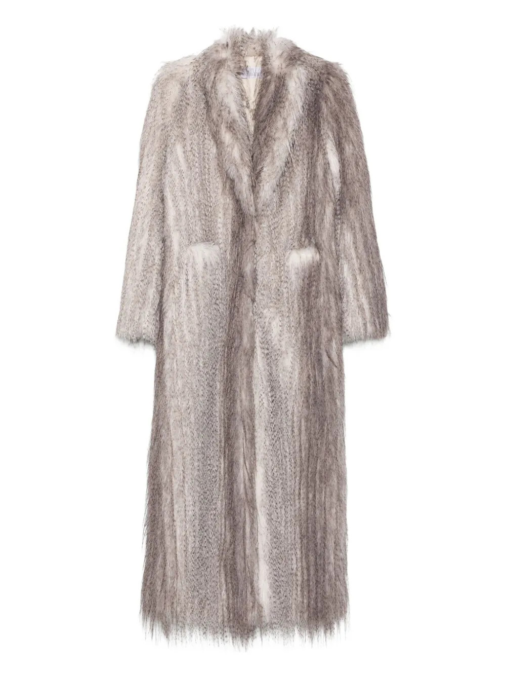 Giuseppe Di Morabito faux-fur coat - Grey | Farfetch Global