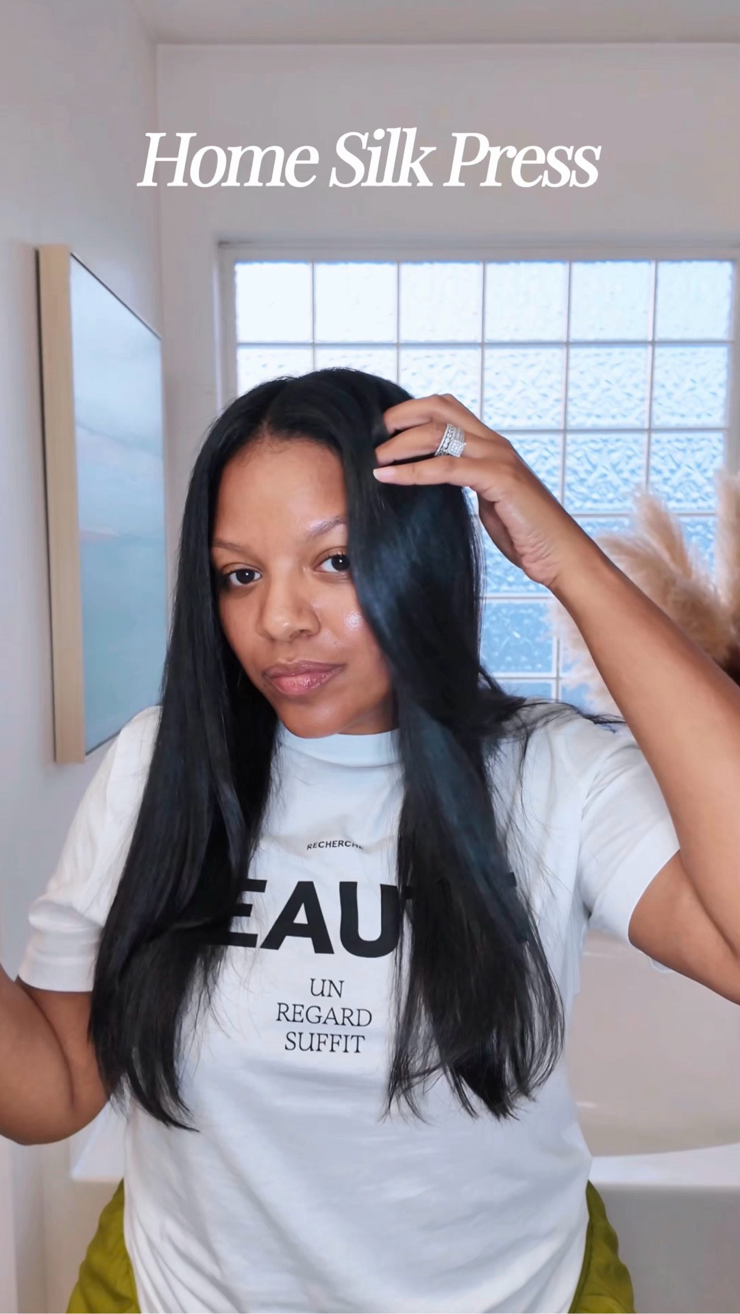 Silk Press at Home ✨ 


#LTKvlog #LTKgrwm #LTKBeauty