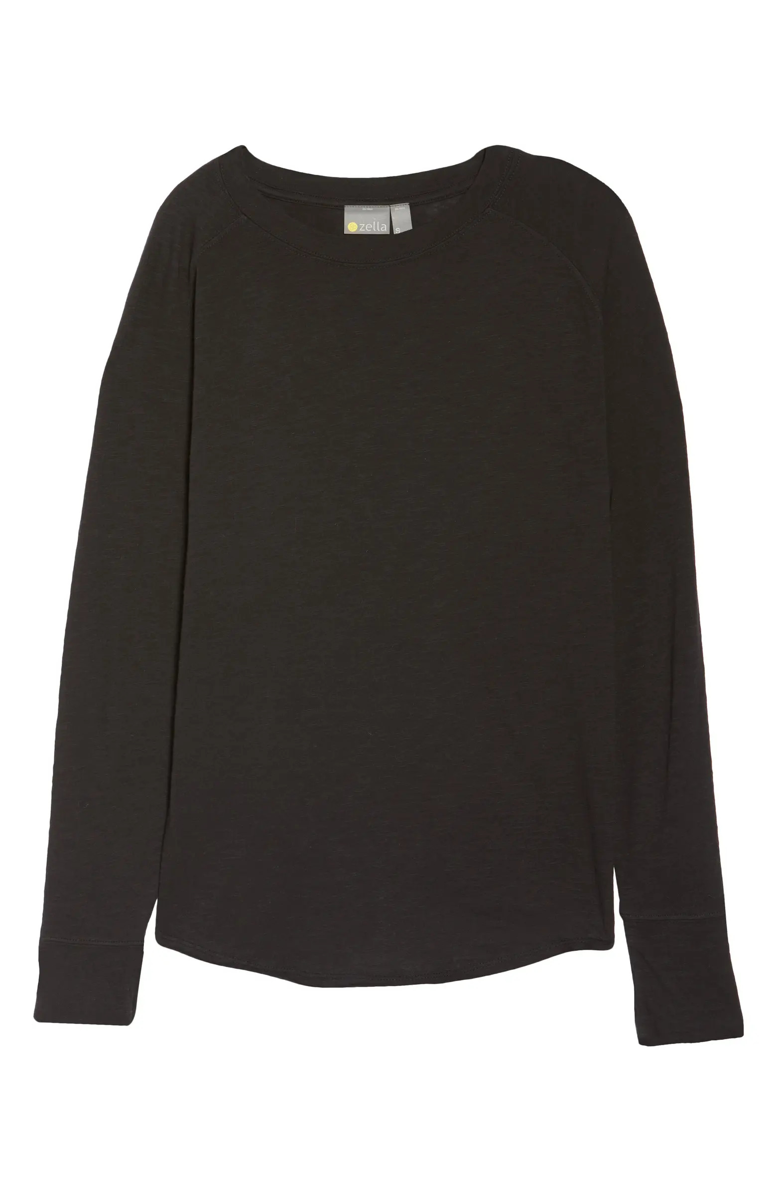 Relaxed Long Sleeve Slub Jersey T-Shirt | Nordstrom