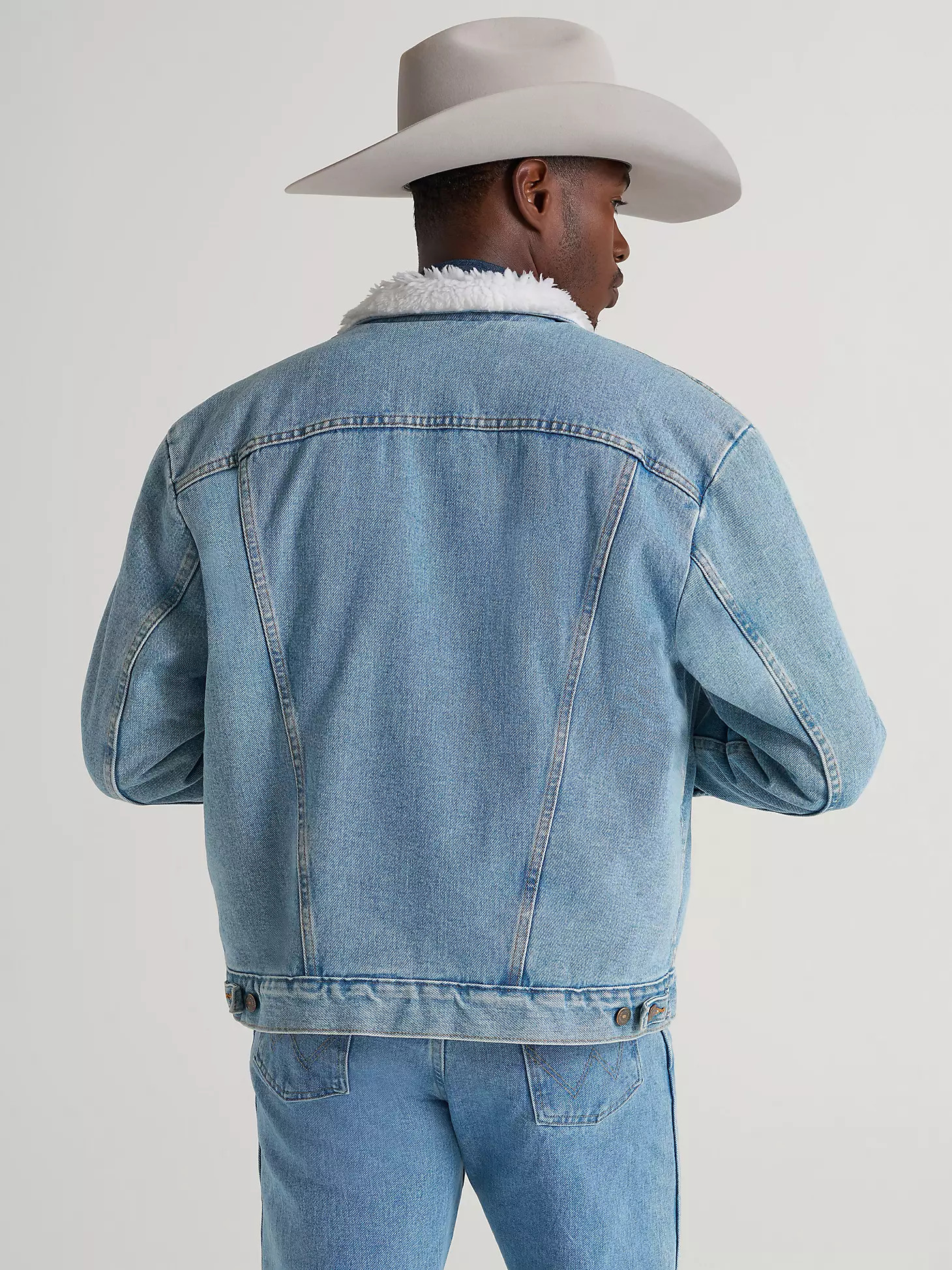 Wrangler® Western Sherpa Lined Denim Jacket | Wrangler