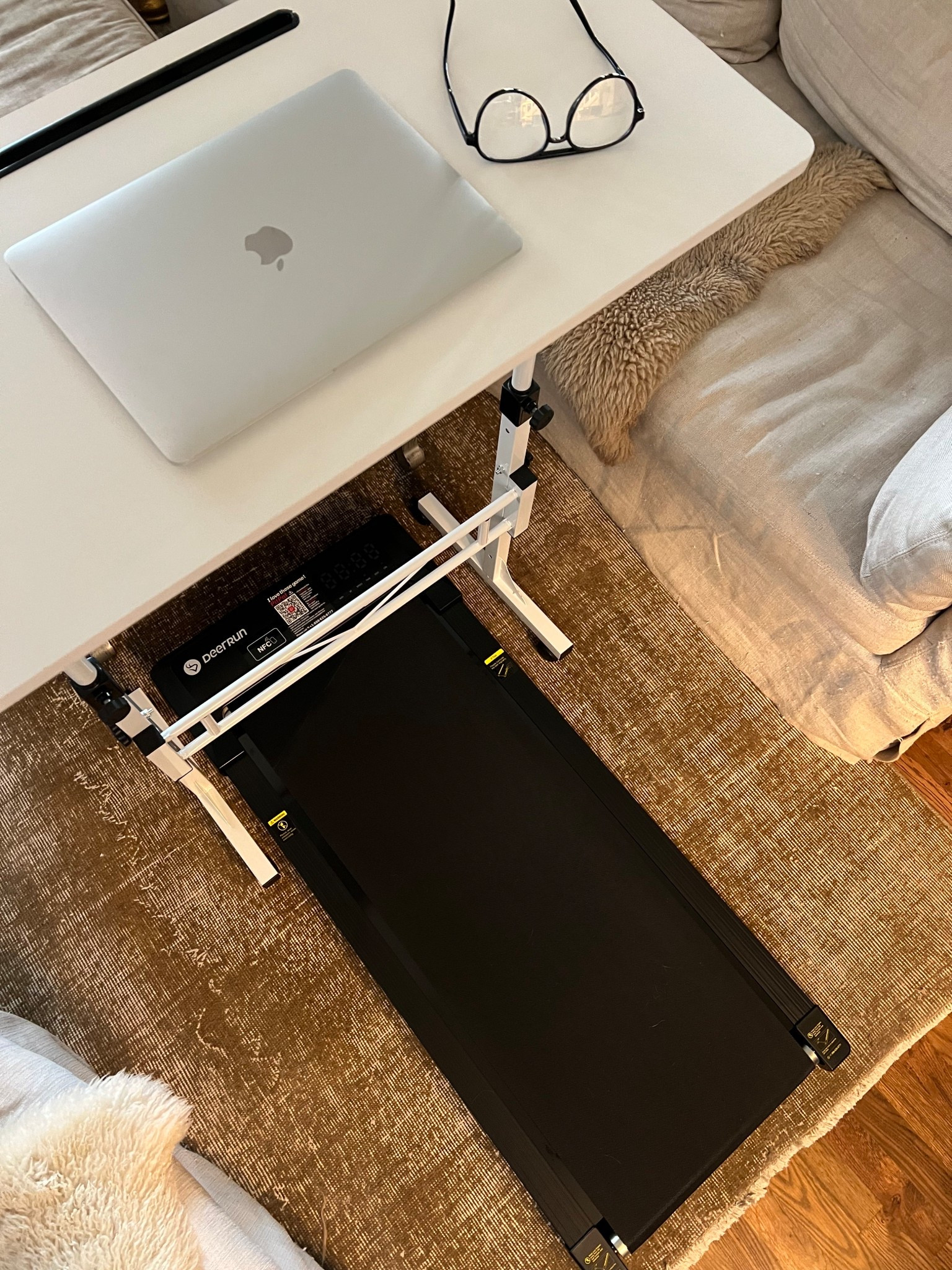 Finally set up my walking pad + standing desk 🤍

#LTKfitnessgoals #LTKmomlife #LTKGiftGuide