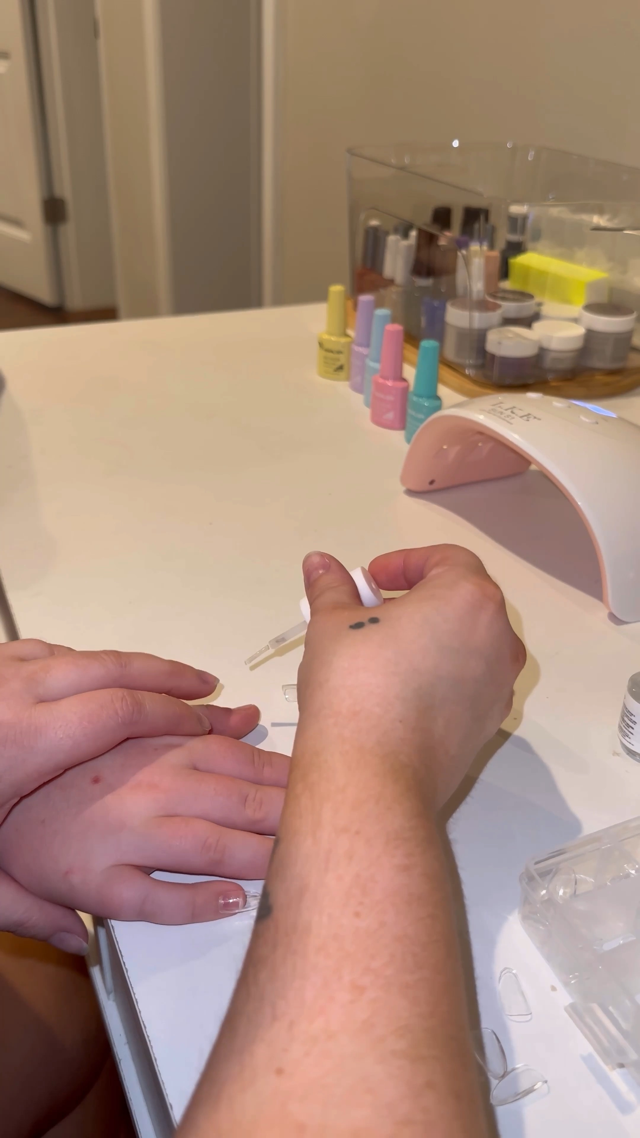 At home DIY gel manicure 

#LTKbeauty #LTKkids #LTKunder50