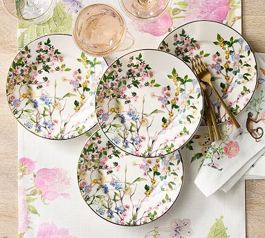 Cynthia Rowley Midsummer Night's Dream Salad Plates - Set of 4 | Pottery Barn (US)