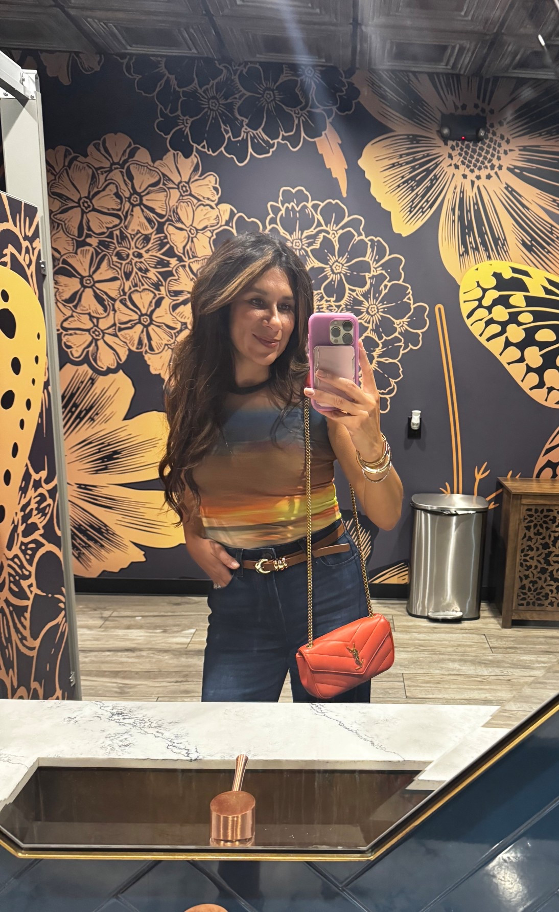 Date night vibes! Love this sheer top and dark denim combo. These pants are high waisted and cropped. Love them! 

#LTKStyleTip #LTKOver40 #LTKFindsUnder100