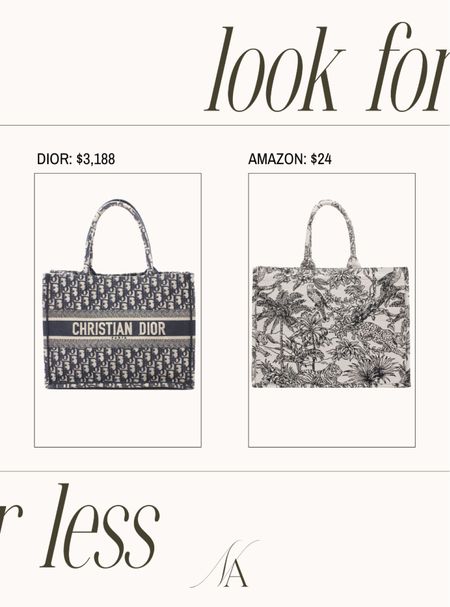 Look for less: Dior bag 🕶️🦪

#diorbag #beachbag #vacationbag #amazonbag

#LTKstyletip #LTKitbag #LTKfindsunder50