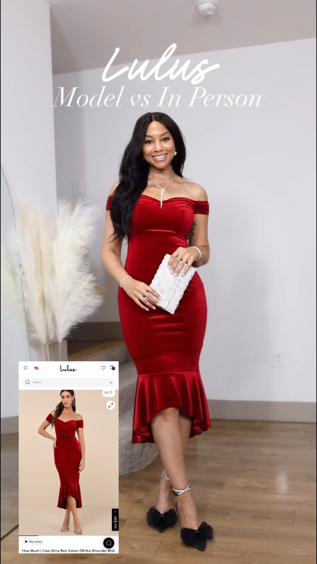 😍😍😩 These Lulus holiday dresses did not disappoint! 🎄 You can wear both of these for the holidays + other formal events especially Valentines Day 🤩 wearing XS in both dresses and size 10 in bow heels

Lulus, holiday dress, Christmas dress, Christmas outfit, red dress, pearl bag clutch, formal, party, wedding guest, classy, velvet dress, mermaid

#LTKSaleAlert #LTKootd #LTKHoliday