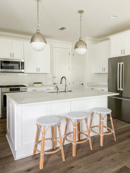 We’re loving how these designer look for less pieces from @walmart look in our Florida kitchen! #walmartpartner We we’re super impressed with the quality of both the pendant light fixtures and woven counter stools and can’t wait to finish decorating the space soon! Linking some favorite fall decor finds as well!
.
#ltkhome #ltkseasonal #ltksalealert #ltkstyletip #walmart #walmarthome

#LTKSeasonal #LTKsalealert #LTKhome