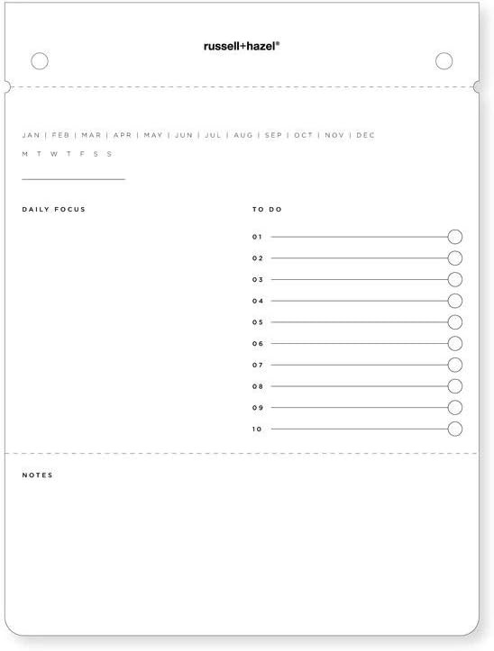 russell+hazel Drafters Tablet Refill Noire, 100 Sheets, white (51197) | Amazon (US)
