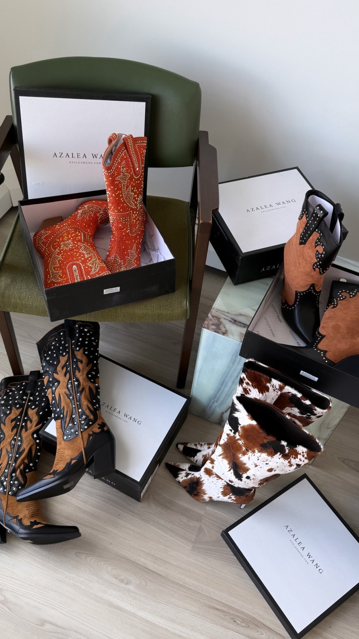 I think Azalea Wang’s new boots were made specifically for me 🤠🐮✨