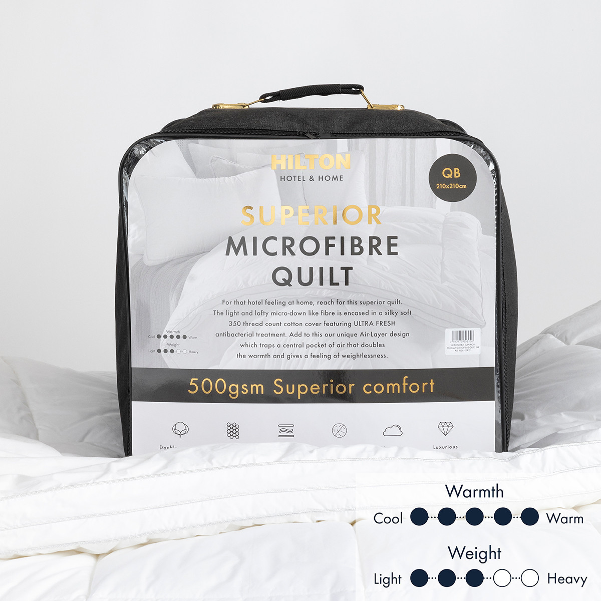 Hotel & Home Superior 500gsm Microfibre Quilt | Pillow Talk AU
