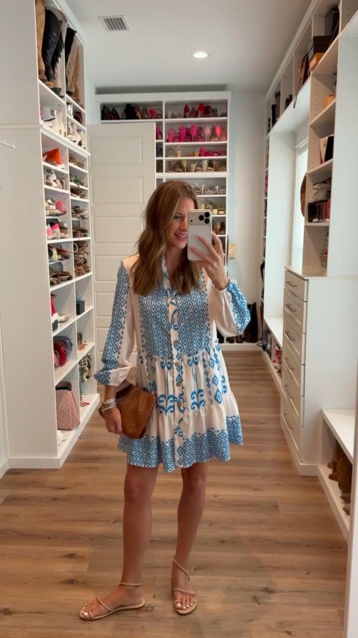 In a small dress, clutch, sandals and accessories - fits tts.

#LTKootd #LTKgrwm #LTKSeasonal