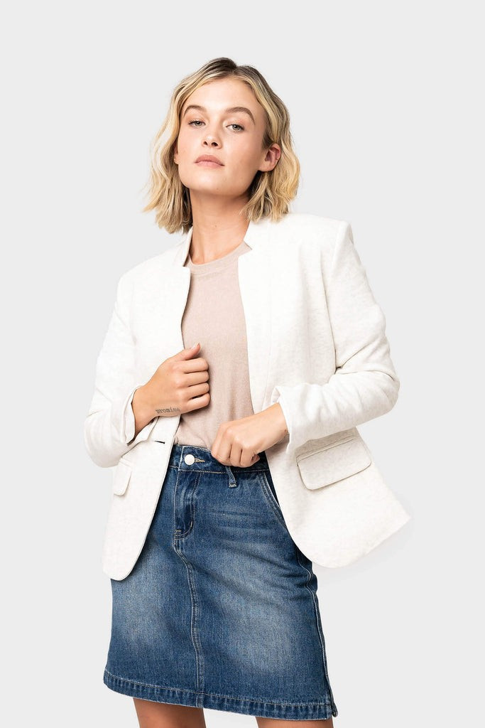 Notch Collar Blazer | Gibson